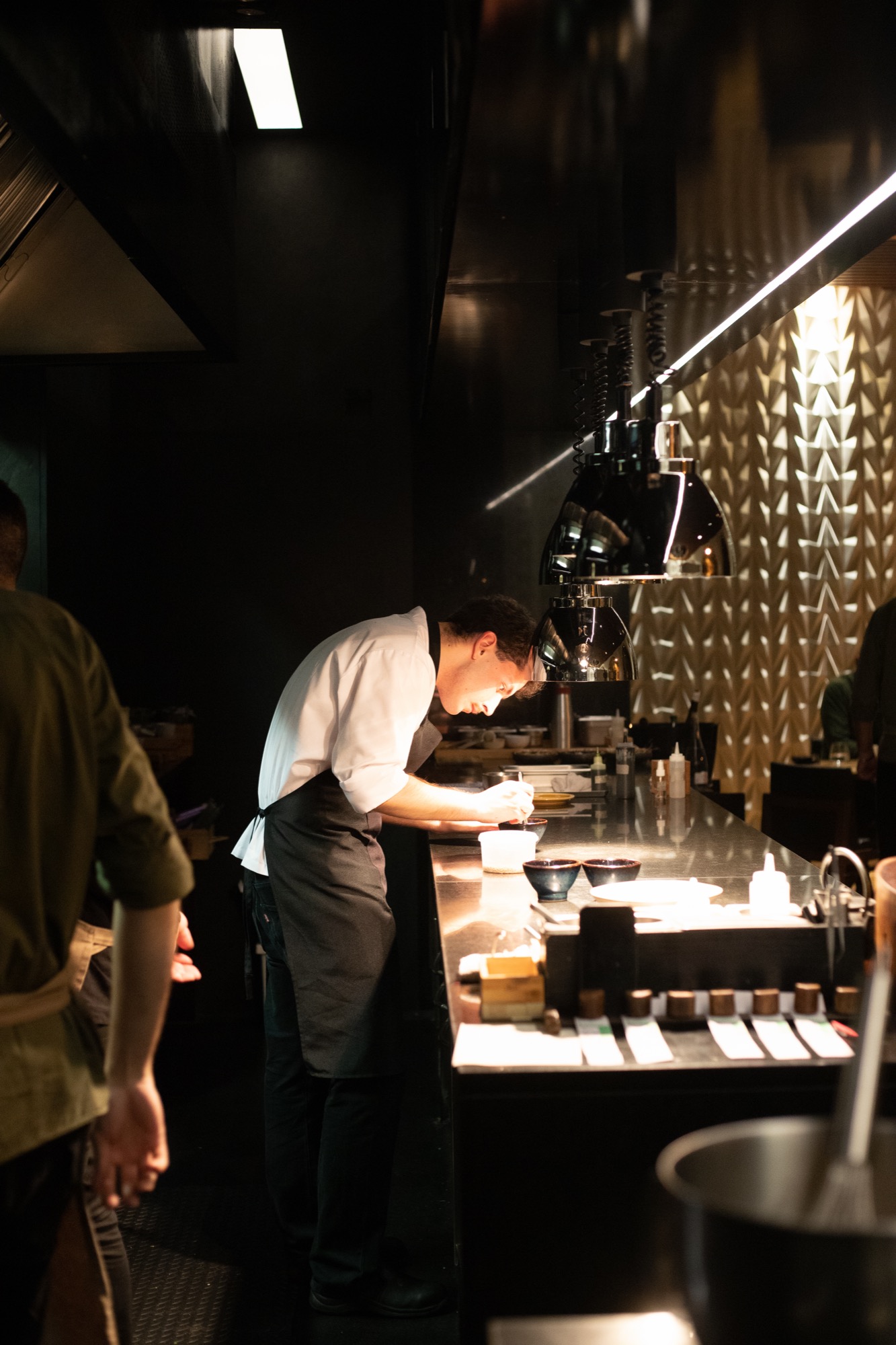 Manuel Domingos, chef privado, a trabalhar no passe